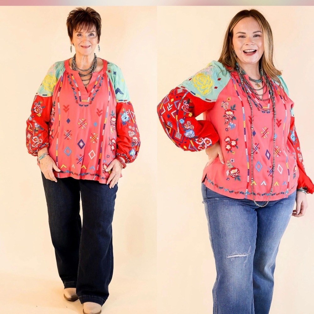 NWT Savana Jane Embroidered Top //
2XL